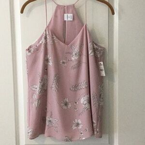 Express Pink Backless Camisole Top